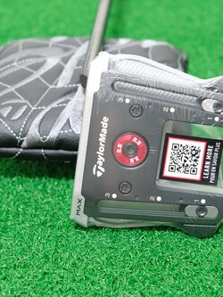 NEW TAYLORMADE SPIDER GT MAX #3 35" PUTTER SPIDER PUTTER + HEADCOVER