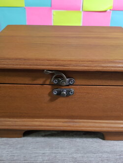 กล่องหมากรุกไทยทรงสีเหลี่ยมแบบมีตัวล็อค