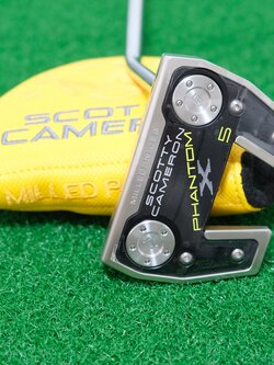 NEW SCOTTY CAMERON PHANTOM X5 34" PUTTER + HEADCOVER