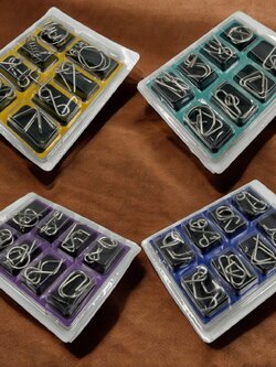 เกมปริศนาขดลวดโลหะฝึกสมอง ฝึกไอคิว