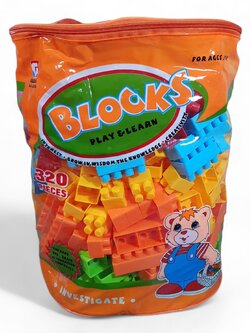 ตัวต่อบล็อก 320 ชิ้น