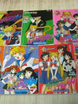 สาวน้อยมหัศจรรย์เชลเลอร์มูน ชุด เล่ม 1-8 (ขาดเล่ม 7) พิมพ์สีทั้งเล่ม