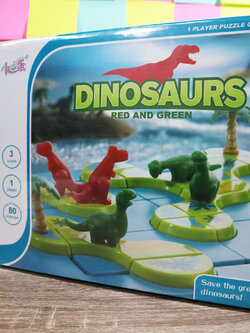 เกมตรรกะไดโนเสาร์แดงเขียว