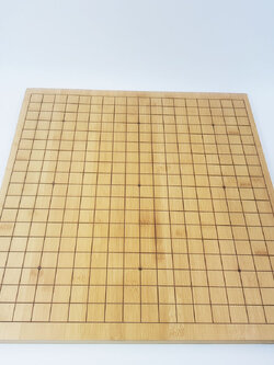 หมากล้อมแบบแผ่นกระดาน19x19เส้นและ13x13เส้นไม้แบบแผ่นหนา2cm. กระดานโกะ
