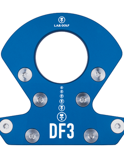 LAB GOLF DF3 BLUE PUTTER L.A.B. GOLF 35 INCH PUTTER 35" 69* LIE STEEL SHAFT + HEADCOVER