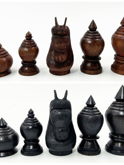 ตัวหมากรุกไทยไม้สักชุดพยุหคีรี