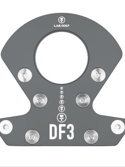 LAB GOLF DF3 CHARCOAL PUTTER L.A.B. GOLF 34 INCH PUTTER 34" 69* LIE STEEL SHAFT + HEADCOVER