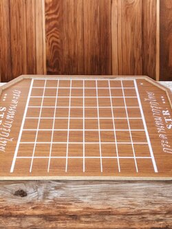 กระดานหมากรุกไทยไม้อัดพาติเคิล