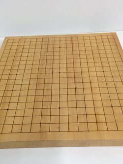 กระดานหมากล้อมและกระดานหมากรุกจีนไม้หนา3cm.