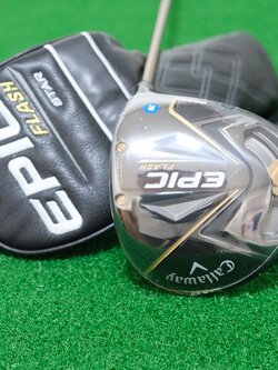 NEW CALLAWAY EPIC FLASH STAR 10.5* DRIVER - ATTAS 30R FLEX R + HEADCOVER