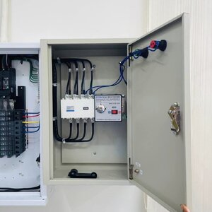 งานติดตั้งสวิทช์สลับแหล่งจ่ายอัตโนมัติ ATS Automatic Transfer Switch