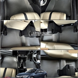 ตัวอย่างงานติดตั้ง พรมปูพื้นรถยนต์ HONDA CIVIC