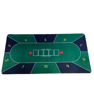 ผ้าปูโป๊กเกอร์ (Poker Mat)สีเขียว