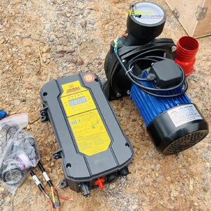 ปั๊มหอยโข่ง JODAI ท่อ 3 x 3 นิ้ว 1500 วัตต์ AC/DC HYBRID รุ่น LHF45/17-192/1500-H