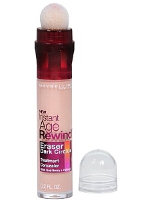 (Pre-order) Maybelline Instant Age Rewind Eraser Dark Circles Treatment Concealer, Brightener 0.2 oz (6 ml)
