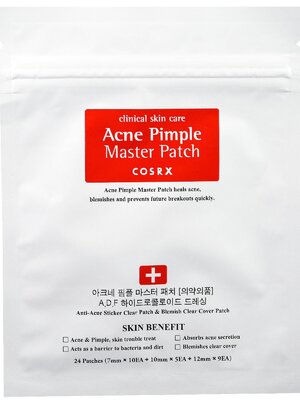 ส่งฟรีลงทะเบียนมีพร้อมส่งค่ะ Cosrx Acne Pimple Master Patch 24 Patches