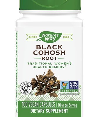 ส่งฟรีลงทะเบียนมีพร้อมส่งค่ะ Natures Way Black Cohosh Root 540 mg 100 Vegetarian Capsules