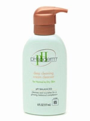 (Pre-order) Phisoderm Deep Cleaning Cream Cleanser, Normal to Dry Skin 6 oz (177 ml)