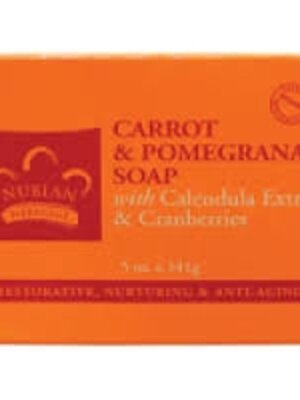 (Pre-order) Nubian Heritage Bar Soap Carrot and Pomegranate with Calendula Extract & Cranberries 5 oz