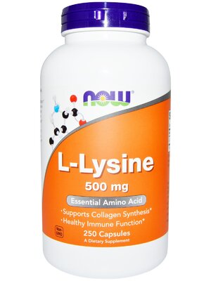 (Pre-order) Now Foods L-Lysine 500 mg 250 Tablets