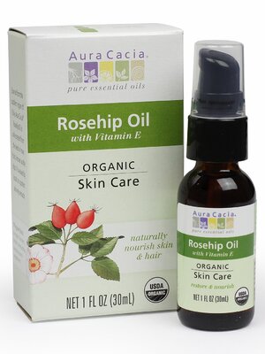 (Pre-order) Aura Cacia Organic Skin Care Oil Restoring Rosehip 1 oz (30 ml)