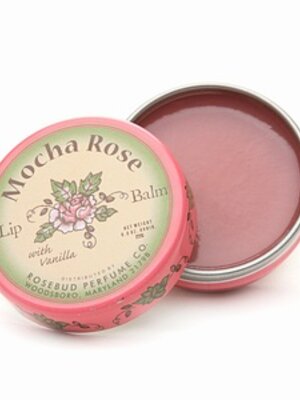 ส่งฟรีลงทะเบียนมีพร้อมส่งค่ะ Rosebud Perfume Co. Mocha Rose Lip Balm 0.8 oz (22 g)