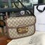 Gucci Horsebit Shoulder Bag กระเป๋าสะพายไหล่ วัสดุผ้าใบ GG Superme ตัดแต่งหนังแท้ สายสะพายไหล่ปรับระดับได้ ด้านในมี 1 ช่องซิป อะไหล่ทองหรูหรา ดาราเซเลปใช้เพียบ ไม่มีเอ๊า เรียบหรูดูแพงสุดๆค่า