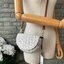 ของแท้ 💯% Calvin Klein Monogram Crossbody Bag กระเป๋าสะพายทรงครอสบอดี้ กระเป๋าคลัทช์ ทรงครึ่งวงกลม ขนาดน่ารัก ลายโมโนแกรมรอบใบ