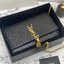YSL kate medium chain bag in grain de poudre embossed leather 24cm กระเป๋าสะพายแบรนด์หรู รุ่นฮิตลอดกาล งานสวยดูดีมีระดับ ปั้มทุกจุด ขนาดกระทัดรัดกำลังดี มาพร้อมาสะพายโซ่ยาว เลื่อนปรับเป็น 2 แถว เพื่อสะพายเป็นสายสั้นได้ ด้านในโล่งกว้าง ใส่กระเป๋าสตางค์ใบยา