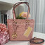 ของแท้ 100% Micheal Kors Genuine Leather Mini Tote Bag สีชมพูนู๊ด