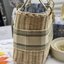 Medium Lady Dior Bag Natural Wicker and Dior Oblique Jacquard [Blue/Latte] เสน่ห์ที่สง่างาม พร้อมส่งที่ไทย ภาพสินค้าถ่ายจากงานขายจริง ใช้งานต่างประเทศได้ค่ะ