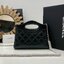ORI หนังแท้ | Chanel 24S 31 Mini Clutch with Chain กระเป๋าสะพายดีไซน์น่ารัก ใบเล็กพร้อมสายโซ่ หูจับในตัว สวยเรียบหรู