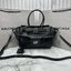 ORI หนังแท้ | Balenciaga Bel Air Carry All Bag Mini in Black smooth leather, aged-gold hardware ที่สุดของไฮแฟชั่น ดีไซน์เหนือกาลเวลาสุดไอคอนิค ต้องยกให้แบรนด์นี้เลยค่ะ กระเป๋าสะพายดีไซน์สวย!! หรู!! เลิศ!! ไม่ซ้ำใคร