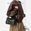 ORI หนังแท้ | Loewe Small Puzzle Biker bag in shiny Leather 24cm กระเป๋าสะพายทรงกล่องพัซเซิล รุ่นใหม่ล่าสุด คล้ายเข็มขัดด้านหน้าสวยเท่โดดเด่นสไตส์ไบเกอร์ ด้วยเส้นสายเรขาคณิตอันโดดเด่นและรูปทรงลูกบาศก์