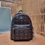 M.C.M STARK STUDS MINI BACKPACK IN VISETOS อีกหนึ่งรุ่น Best seller ที่ต้องมี!! กระเป๋าเป้ ไซส์ mini ขนาดเหมาะกำลังดีกับสาวๆ ที่ไม่ชอบแบกของหนักมาก ตกแต่งหมุดอะไหล่ทองด้านข้าง สวยหรู วัสดุหนังแคนวาสคุณภาพดี เปิด-ปิดด้วยซิป ภายในเป็นหนังแท้ จุของได้พอสมควร