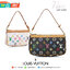 LOUIS VUITTON TAKASHI MURAKAMI X LOUIS VUITTON WHITE MONOGRAM MULTICOLORE POCHETTE ACCESSOIRES