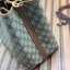 ORI หนังแท้ | GUCCI GG Emblem medium bucket bag กระเป๋าถือ/สะพายทรงบัคเก็ต ขนาดกลางใบใหญ่ จุของได้เยอะ ดีไซน์คลาสสิคคงความเอกลักษณ์