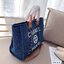 Chanel Shopping Bag VIP Gift denim canvas and leather กระเป๋าผ้าแคสวาส งานปักมุกหรูหรามาก เกินเรื่องมาก ดูแพงสุด!! งานแพงงานสวยจ้า ใบใหญ่จุใจใส่ของได้เยอะ ตามคำเรียกร้อง ถือชิคๆๆ เหมาะกับSummerสุดๆ มีใบเดียวจบ สวยหรูคุณนายสุดๆเลิศมากค่า