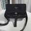 Prada NYLON & Saffiano crossbody bag กระเป๋าสะพายขนาดกำลังน่ารัก วัสดุ NYLON ผสม หนังลาย Saffiano ขนาดกำลังพอดี อยู่ทรง