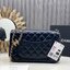 ORI หนังแท้ | Chanel Classic Flap Bag กระเป๋าสะพายรุ่นคลาสสิก สายประดับโลโก้สวยหรูอะไหล่สีทองสวยงาม