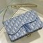 Dior Saddle Pouch Blue Oblique Jacquard / Dior oblique Saddle pouch เกรดใช้งานสลับของจริง ออริจินอล ภาพสินค้าถ่ายจากงานขายจริง ใช้งานต่างประเทศได้