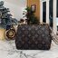 LV Cluny Mini Monogram Canvas Bag 20cm กระเป๋าถือใบเล็กแสนน่ารัก ลายโมโนแกรมแคนวาสสุดไอคอนิก พร้อมสายสะพายผ้าทรงสปอร์ต คอลขายดีตลอดกาล หูจับในตัว น้ำหนักเบา เป็นไอเท็มที่แมทช์ได้กับทุกสไตล์การแต่งตัว ราคาสุดคุ้ม