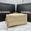 ORI หนังแท้ | 25cm CHANEL 25 Small Handbag Spring-Summer 2025 กระเป๋าสะพายรุ่นใหม่สุดฮอตแห่งปี หนังแท้ลายเกรน ที่สุดแห่งความไอคอนิก มาพร้อมใบเล็ก อะไหล่สีทองสวยหรู