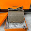 HERMES Chevre Mysore Geta Messenger Bag 20cm กระเป๋าทรงกล่องแมสเซ็นเจอร์แบรนด์หรู เอกลักษณ์ของความสง่างาม เกรดออริ สลับแท้ 1:1 ใช้งานต่างประเทศได้
