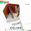 พรีเมี่ยมกิ๊ฟแท้ 100% 】พร้อมส่งที่ไทย!! ที่นี่ที่เดียว CELINÈ SHORT WALLET งานหนังแท้ ผ้าแคนวาสคุณภาพดี 3แบบ SIZE 4"