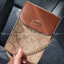 COACH 3051 RACHEL PHONE CROSSBODY IN SIGNATURE CANVAS HOT ITEM!! กระเป๋าสะพาย case phone ต้องมา ให้คุณพกพา gadget ล้ำไปได้ทุกที่ ใส่โทรศัพท์มือถือได้ทุกรุ่น ดีไซน์ใหญ่กว่าเดิม และยังมีช่องเก็บบัตรให้เพิ่มไปอีก ดีไซน์ลายซีคลาสสิค วัสดุหนังแคนวาส เปิด-ปิดด้
