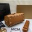 M.C.M ESSENTIAL BOSTON BAG IN VISETOS Small 23 Handbag มาพร้อมสายสปอร์ต กระเป๋าถือ/สะพายข้าง ทรงหมอน สวยโดดเด่น ทรงสวยยอดนิยม มาพร้อมพวงหนังห้อย และสายรัดเก็บหูจับ วัสดุหนังแคนวาสคุณภาพดี เปิด-ปิดด้วยซิป ภายในโล่งกว้าง ใส่ของได้เยอะ กระเป๋าสตางค์ โทรศัพท์