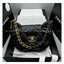 CHANEL 19 Hobo Bag Black Mixed Metal Hardware กระเป๋าสะพายหนังแท้ เกรดออริ ท็อป สลับแท้ 1:1 ผ่านทุก ตม ใช้งานต่างประเทศได้