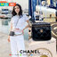 พรีเมี่ยมกิ๊ฟแท้ 100% 】Chanel Mini Clutch Bag With Chain VIP Gift With Purchase (GWP) กระเป๋าสะพายพรีเมี่ยมกิ้ฟทรงเหลี่ยมขนาดมินิสุดน่ารักดีไซน์สุดฮิตหนังเรียบสวยอยู่ทรงเปิดปิดด้วยซิปคู่สะดวกใช้ ด้านหน้าประดับโลโก้แบรนด์อะไหล่ทอง