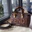FENDI By The Way Mini Small brown FF fabric Boston bag / FENDI Bag พร้อมส่ง กระเป๋าสะพายใบเล็ก ผลิตจากผ้าแจ็คการ์ดลาย FF เป็นเอกลักษณ์ **สินค้าเกรดออริจินอล 1:1 สลับแท้